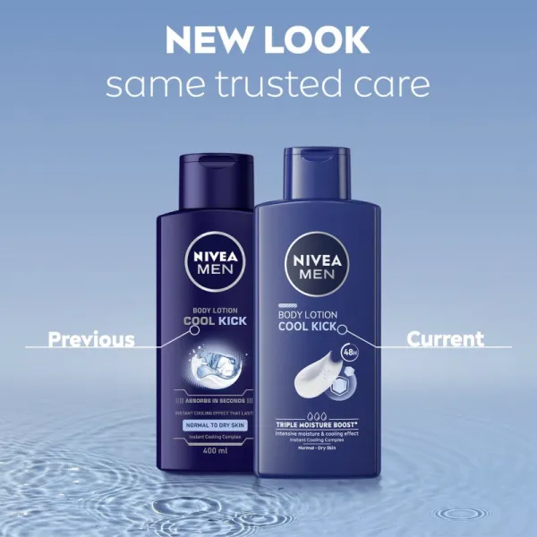 NIVEA MEN Cool Kick hydratačné telové mlieko 400 ml