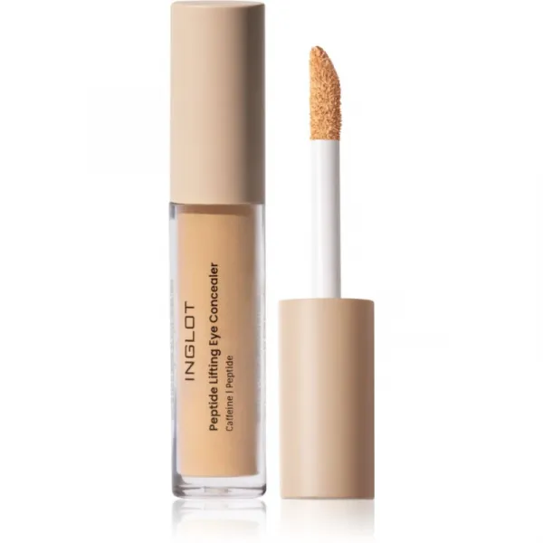 Inglot Peptide Lifting Eye Concealer tekutý korektor odtieň 208 Melon Beige 4.6 ml