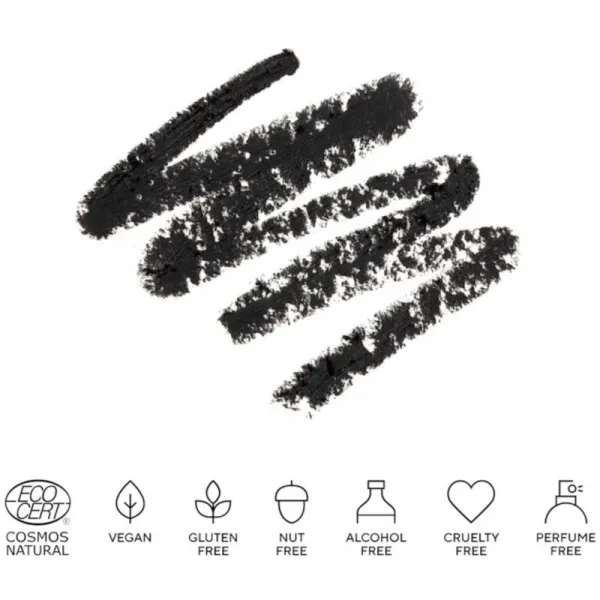 MÁDARA The Eye Pencil ceruzka na oči odtieň #1 Black 1 g