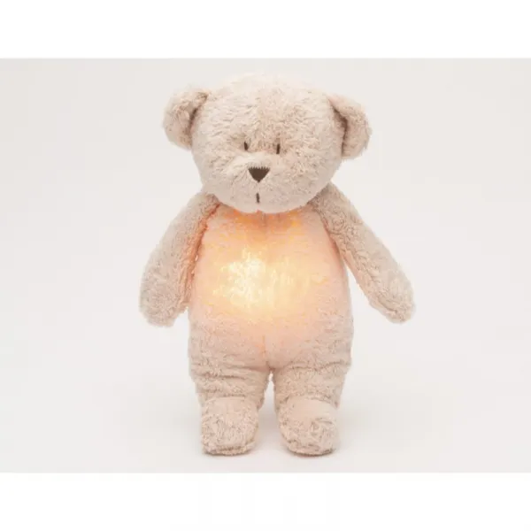 Moonie Bear 2.0 Organic Rose uspávačik s melódiou 1 ks
