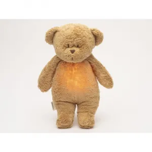 Moonie Bear 2.0 Organic Cappuccino uspávačik s melódiou 1 ks