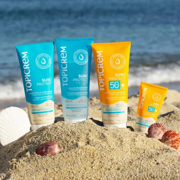 Topicrem Sun Protect Moisturizing Sun Milk hydratačné mlieko na opaľovanie SPF 50+ 50 ml