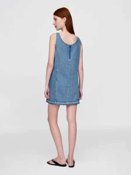 GAP Denim mini dress UltraSoft Americana - Women's