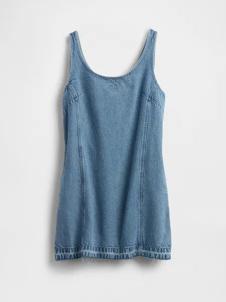 GAP Denim mini dress UltraSoft Americana - Women's