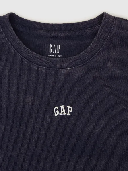 GAP Crop T-Shirt with Americana Logo - Women's