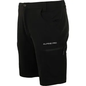 ALPINE PRO HERS Pánske šortky, čierna, veľkosť