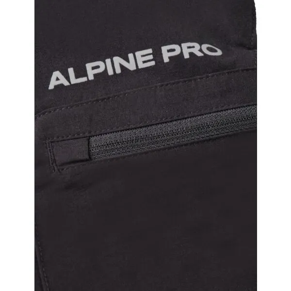 ALPINE PRO HERS Pánske šortky, čierna, veľkosť