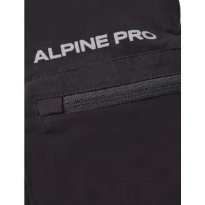 ALPINE PRO HERS Pánske šortky, čierna, veľkosť