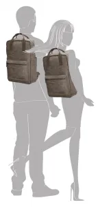 Batoh na notebook Enrico Benetti Rotterdam Notebook Backpack 13" Medium Taupe