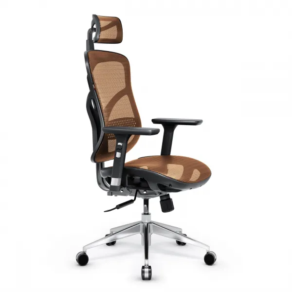 Ergonomické kreslo Diablo V-Basic, čierno-oranžové