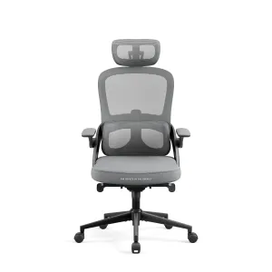 Ergonomická kancelárska stolička Diablo V-Light, sivá