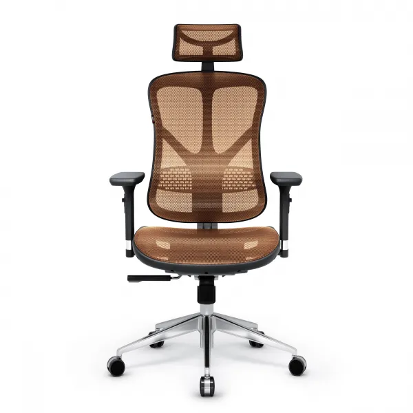 Ergonomické kreslo Diablo V-Basic, čierno-oranžové