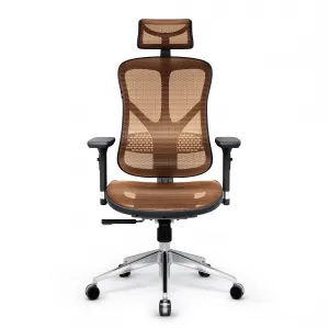 Ergonomické kreslo Diablo V-Basic, čierno-oranžové