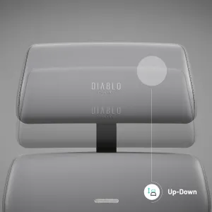 Kancelárska stolička Diablo V-Modular, Shadow Grey