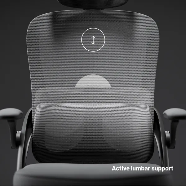 Ergonomická kancelárska stolička Diablo V-Light, sivá