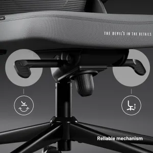 Ergonomická kancelárska stolička Diablo V-Light, sivá