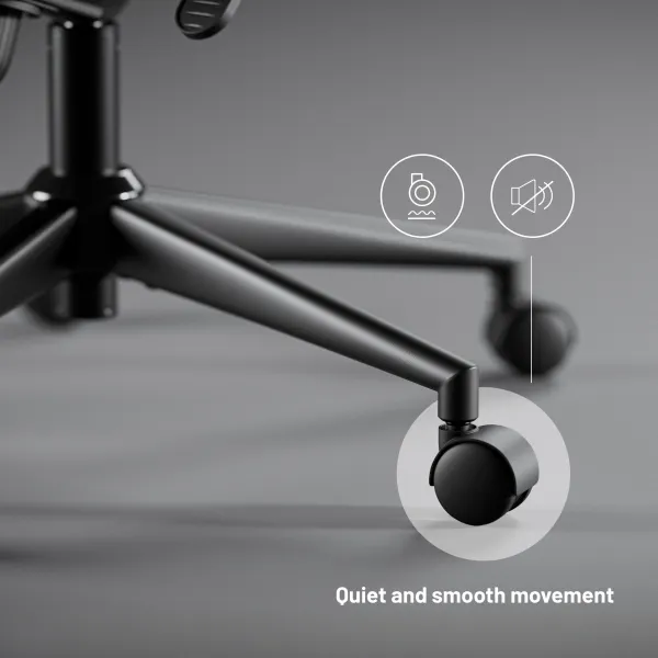 Ergonomická kancelárska stolička Diablo V-Light, sivá