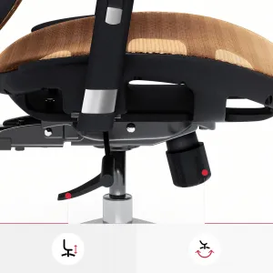 Ergonomické kreslo Diablo V-Basic, čierno-oranžové