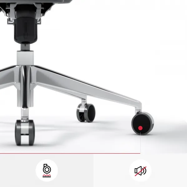 Kancelárska ergonomická stolička Diablo V-Basic, čierno-šedá