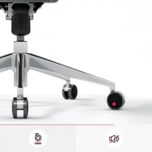 Kancelárska ergonomická stolička Diablo V-Basic, čierno-šedá