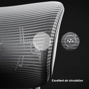 Ergonomická kancelárska stolička Diablo V-Light, sivá