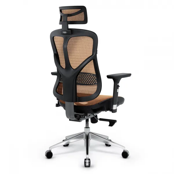 Ergonomické kreslo Diablo V-Basic, čierno-oranžové