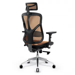 Ergonomické kreslo Diablo V-Basic, čierno-oranžové