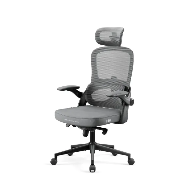 Ergonomická kancelárska stolička Diablo V-Light, sivá