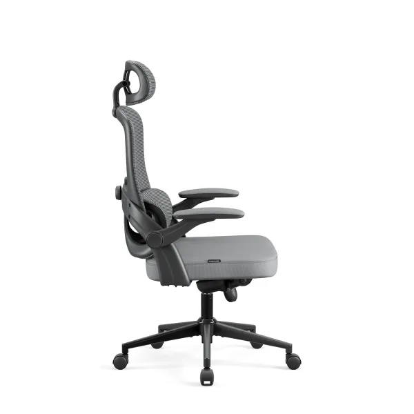Ergonomická kancelárska stolička Diablo V-Light, sivá