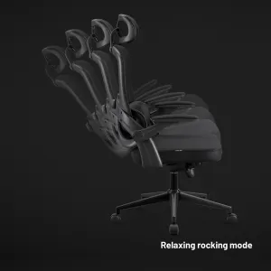Ergonomická kancelárska stolička Diablo V-Light, čierna
