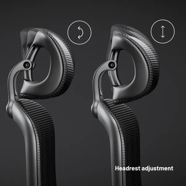 Ergonomická kancelárska stolička Diablo V-Light, čierna