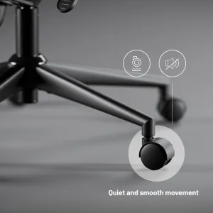 Ergonomická kancelárska stolička Diablo V-Light, čierna