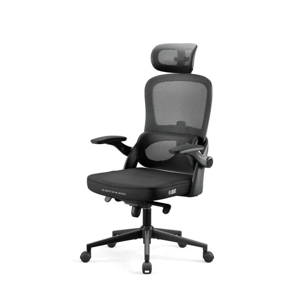 Ergonomická kancelárska stolička Diablo V-Light, čierna