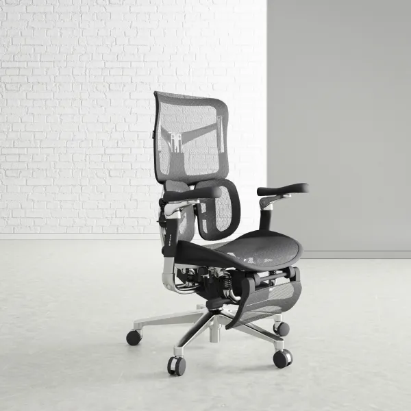 Ergonomické kancelárske kreslo V-Kinetic, čierne