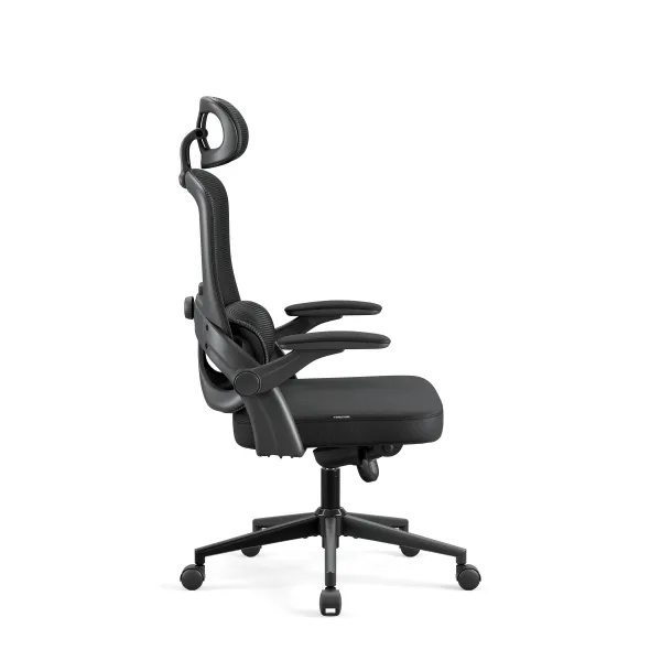 Ergonomická kancelárska stolička Diablo V-Light, čierna