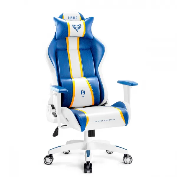 Otočné kreslo King Diablo X-One 2.0 aqua blue