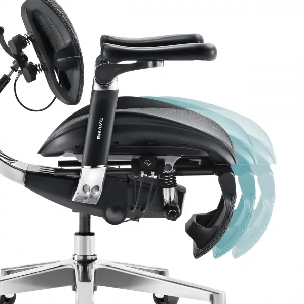 Ergonomické kancelárske kreslo V-Kinetic, čierne