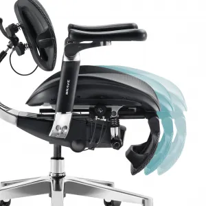 Ergonomické kancelárske kreslo V-Kinetic, čierne