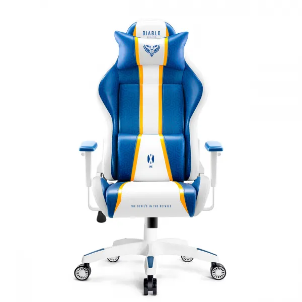 Otočné kreslo King Diablo X-One 2.0 aqua blue