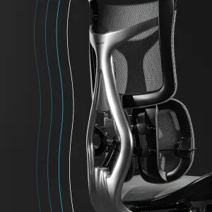 Ergonomické kancelárske kreslo V-Kinetic, čierne