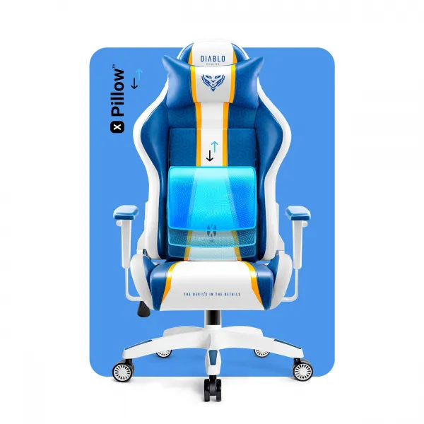 Otočné kreslo Normal Diablo X-One 2.0 aqua blue