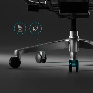 Ergonomické kancelárske kreslo V-Kinetic, čierne