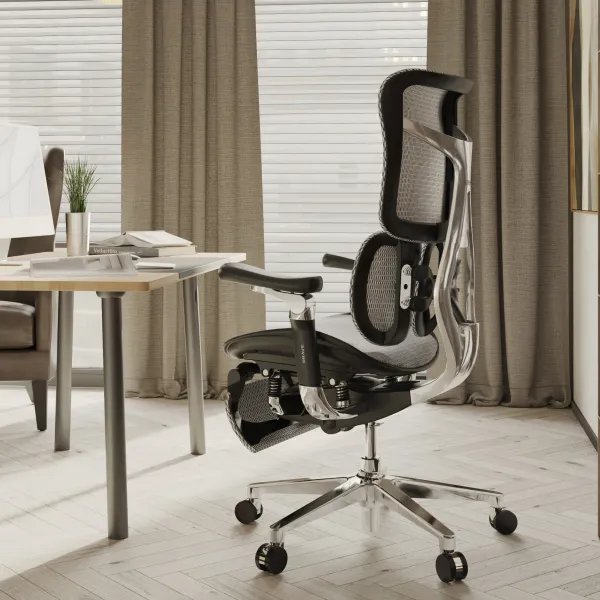 Ergonomické kancelárske kreslo V-Kinetic, čierne