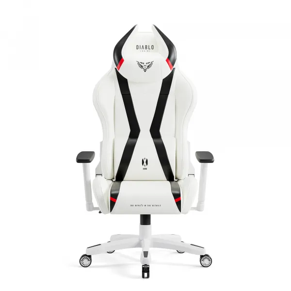 Otočné kreslo Normal Diablo X-Horn 2.0 biely/čierna