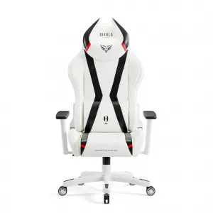 Otočné kreslo Normal Diablo X-Horn 2.0 biely/čierna
