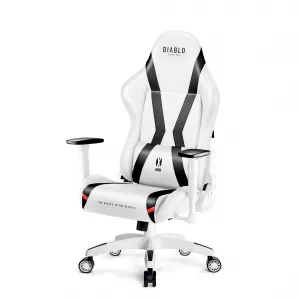Otočné kreslo Normal Diablo X-Horn 2.0 biely/čierna