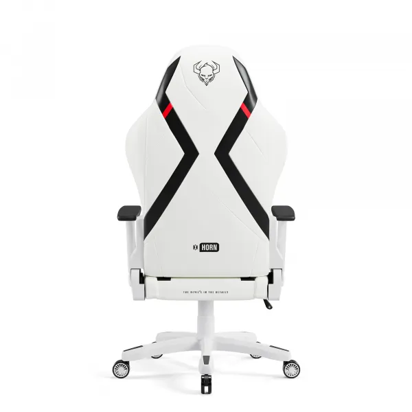 Otočné kreslo Normal Diablo X-Horn 2.0 biely/čierna