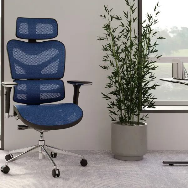 Ergonomické kreslo Diablo V-Commander: Čierno-Modré