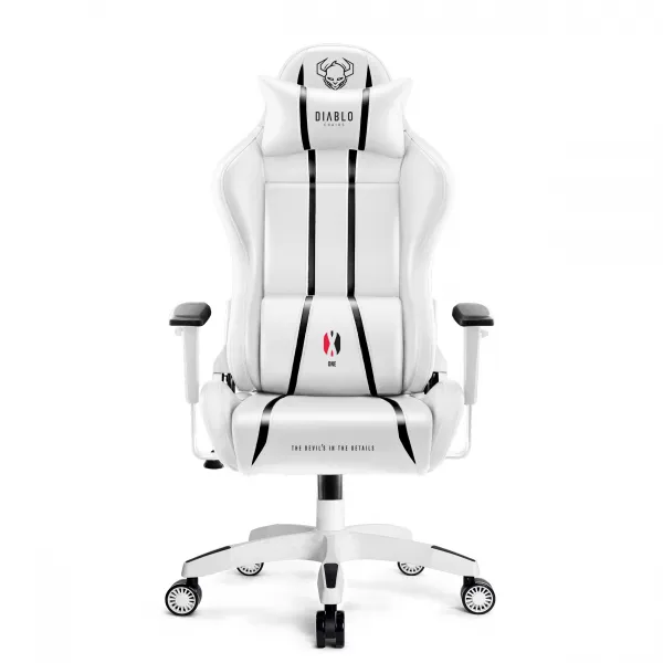 Otočné kreslo King Diablo X-One 2.0 biely/čierna