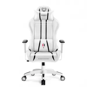 Otočné kreslo King Diablo X-One 2.0 biely/čierna